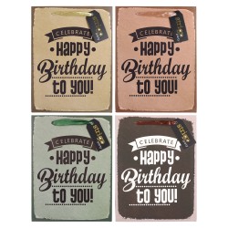 Set 4 pungi hartie 18x23(h)x10cm 210 gsm. PART003