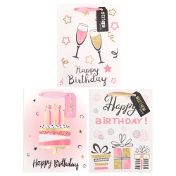 Set 3 pungi hartie 18x23(h)x10cm 210 gsm. PART005