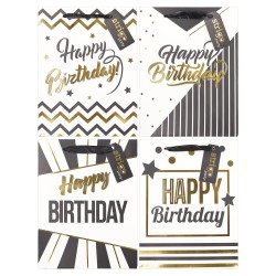 Set 4 pungi hartie 18x23(h)x10cm 210 gsm. PART006