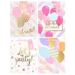 Set 4 pungi hartie 18x23(h)x10cm 210 gsm. PART009