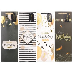 Set 4 pungi hartie 12x36(h)x9cm 210 gsm. PART013