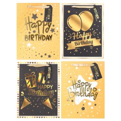 Set 4 pungi hartie 18x23(h)x10cm 210 gsm. PART014