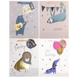 Set 4 pungi hartie 26x12(h)x32cm 210 gsm. PART019