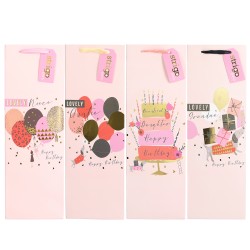 Set 4 pungi hartie 12x36(h)x9cmm 210 gsm. PART023