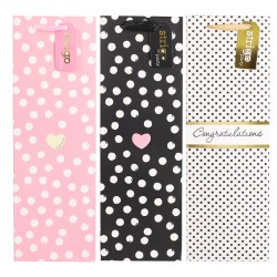 Set 4 pungi hartie 12x36(h)x9cm 210 gsm. PART028