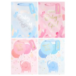 Set 4 pungi hartie 18x23(h)x10cm 210 gsm. PART035