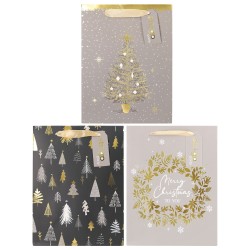 Set 3 pungi hartie 18x23(h)x10cm 210 gsm. PART044