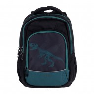 Ghiozdan Strigo Misty+ Black Dinosaur PL004, 24L, 39X27X18cm