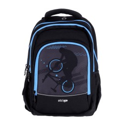 Ghiozdan Strigo Misty+ Black Bicycle PL009, 24L, 39X27X18cm Ghiozdan Strigo Misty+ Black Bicycle PL009, 24L, 39X27X18cm