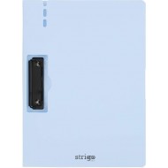 Clipboard Strigo vertical A4 cu clip metalic lateral, suport stilou, albastru deschis SF055 Clipboard Strigo vertical A4 cu clip metalic lateral, suport stilou, albastru deschis SF055