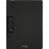Clipboard Strigo vertical A4 cu clip metalic lateral, suport stilou, negru SF058