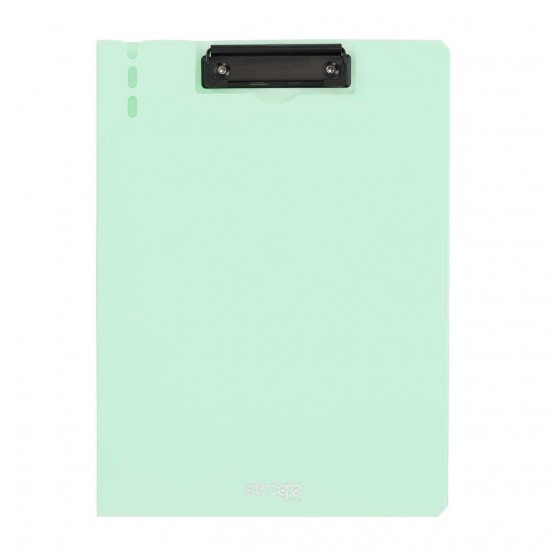 Clipboard Strigo vertical A4, suport stilou, menta SF063