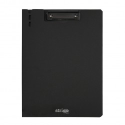 Clipboard Strigo vertical A4, suport stilou, negru SF064