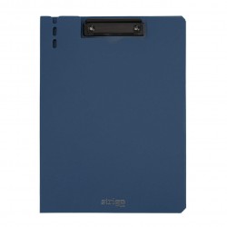 Clipboard Strigo vertical A4, suport stilou, albastru marin SF066