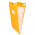 Organizator Strigo, PP, A4, vertical, 5 separatoare, inchidere capsa, portocaliu neon SF070