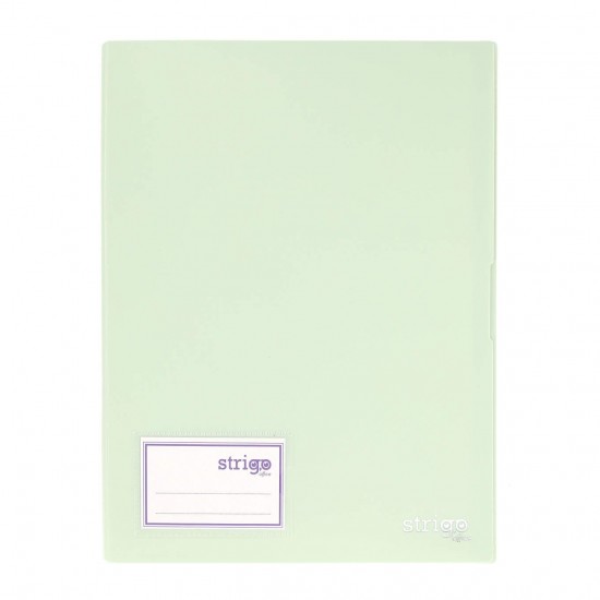 Mapa Strigo, PP, A4, 20 folii protectie, menta SF079 Mapa Strigo, PP, A4, 20 folii protectie, menta SF079