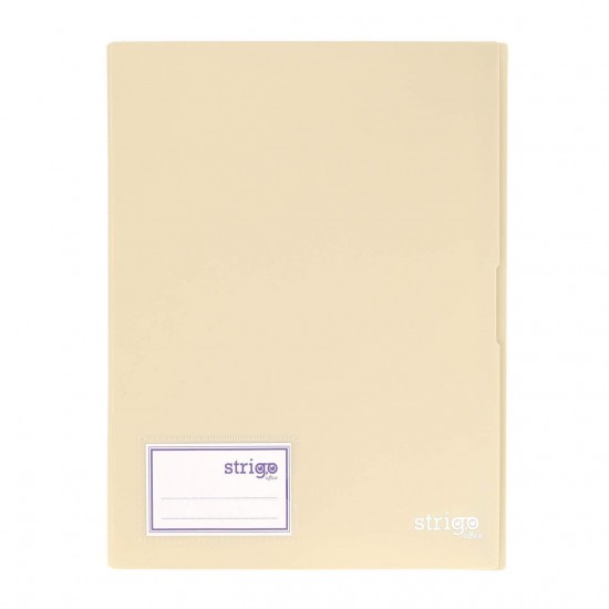 Mapa Strigo, PP, A4, 20 folii protectie, bej SF082 Mapa Strigo, PP, A4, 20 folii protectie, bej SF082