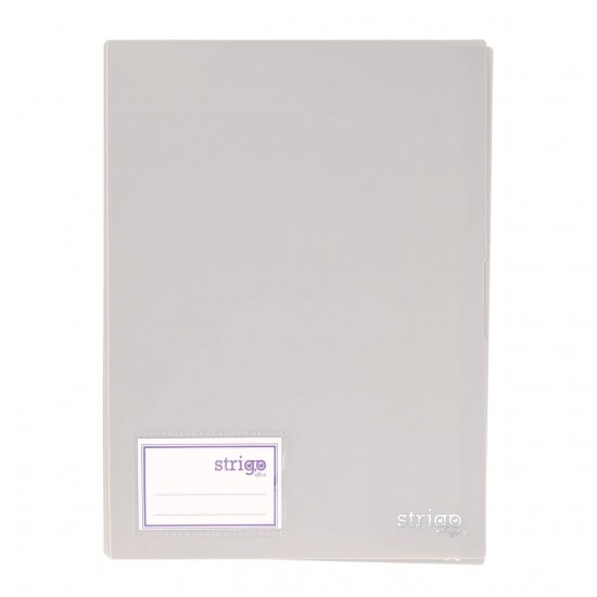 Mapa Strigo, PP, A4, 30 folii protectie, gri SF084 Mapa Strigo, PP, A4, 30 folii protectie, gri SF084