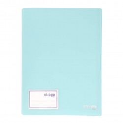 Mapa Strigo, PP, A4, 40 folii protectie, bleumarin SF085