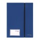 Mapa Strigo, PP, A4, cu elastic, 20 folii protectie albastru inchis SF087 Mapa Strigo, PP, A4, cu elastic, 20 folii protectie albastru inchis SF087