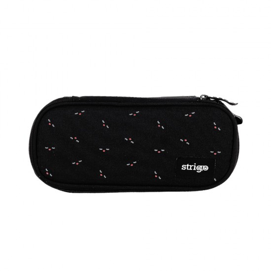 Penar un compartiment, Strigo cu separator si buzunar interior, neechipat, Smiley face SSC254