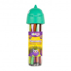 Carioci lavabile 12 culori, Strigo cutie Dinozaur SSC288