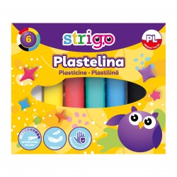 Plastilina Strigo 6 culori SSC331