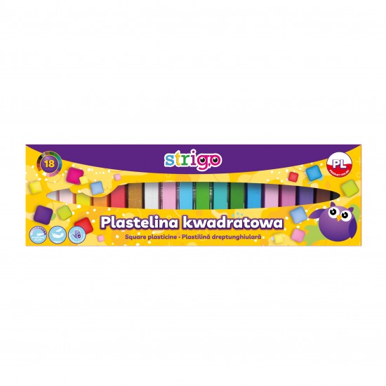 Plastilina Strigo 18 culori SSC334 Plastilina Strigo 18 culori SSC334