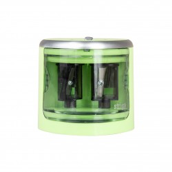 Ascutitoare Strigo electrica, doua dimensiuni, verde deschis SSC347