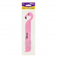Riglă Strigo plastic Flamingo 15 cm SSC360 Riglă Strigo plastic Flamingo 15 cm SSC360