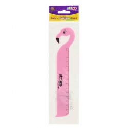 Riglă Strigo plastic Flamingo 15 cm SSC360