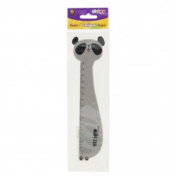 Riglă Strigo plastic Panda 15 cm SSC361