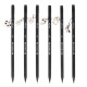 Creion Strigo HB Charms, lemn negru, mix 33 de modele pandantive SSC385 Creion Strigo HB Charms, lemn negru, mix 33 de modele pandantive SSC385