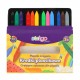 Creioane colorate Strigo triunghiulare, plastic, 12 culori SSC399 Creioane colorate Strigo triunghiulare, plastic, 12 culori SSC399