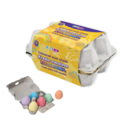 Creta Strigo colorată ovală, 6 culori SSC413