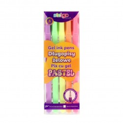 Pix cu gel Strigo Pastel, 0.8mm, 5 culori/set SSC424