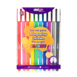 Pix cu gel Strigo Classic, 0.8mm, 10 culori/set SSC427