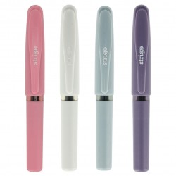 Pix cu gel Strigo MINI, 0.5 mm, cerneala albastra, mix 4 culori SSC440