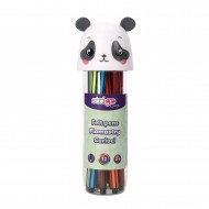 Strigo carioci lavabile 12 culori, cutie Panda, SSC476 Strigo carioci lavabile 12 culori, cutie Panda, SSC476