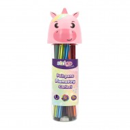 Strigo carioci lavabile 12 culori, cutie Unicorn, SSC480 Strigo carioci lavabile 12 culori, cutie Unicorn, SSC480