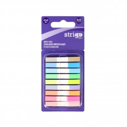 Etichete Indexare Strigo adezive, 9x20 file mix culori, 45x6 mm SSN021