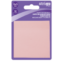Notite Adezive Strigo 75x75mm roz pastel 50 file SSN026 Notite Adezive Strigo 75x75mm roz pastel 50 file SSN026