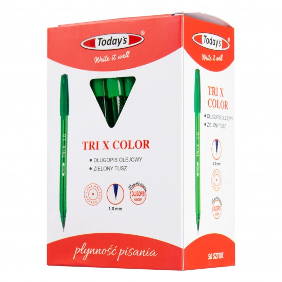 Pix TODAYS TRI X COLOR verde, 1.0 mm 78838 Pix TODAYS TRI X COLOR verde, 1.0 mm 78838