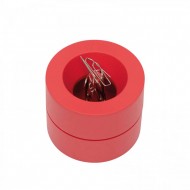 Dispenser agrafe MAUL, din plastic reciclat, rosu Dispenser agrafe MAUL, din plastic reciclat, rosu
