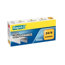 Capse Rapid Strong, 24/6, 2-30 coli, 1000 buc/cutie Capse Rapid Strong, 24/6, 2-30 coli, 1000 buc/cutie