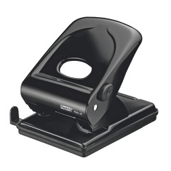 Perforator metalic Rapid FMC40, 40 de coli, cutie, negru Perforator metalic Rapid FMC40, 40 de coli, cutie, negru