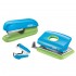 Set capsator plastic Rapid F5, perforator plastic FC10 si decapsator, 10 coli, blister, albastru-verde