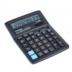 Calculator de birou Donau Tech, 190 x 143 x 40 mm, 14 digiti, negru Calculator de birou Donau Tech, 190 x 143 x 40 mm, 14 digiti, negru