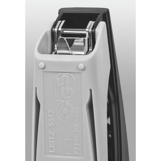 Capsator Leitz MINI 5517, 10 coli, capse 100 x nr. 10, negru Capsator Leitz MINI 5517, 10 coli, capse 100 x nr. 10, negru