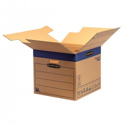 Cutie carton transport si arhivare Fellowes, FastFold, 412x480x470 mm, 85 L Cutie carton transport si arhivare Fellowes, FastFold, 412x480x470 mm, 85 L